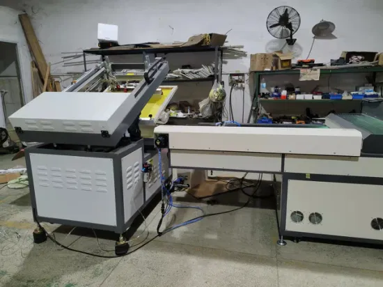 Machine d'impression automatique de sérigraphie plane avec Machine de durcissement UV pour sac